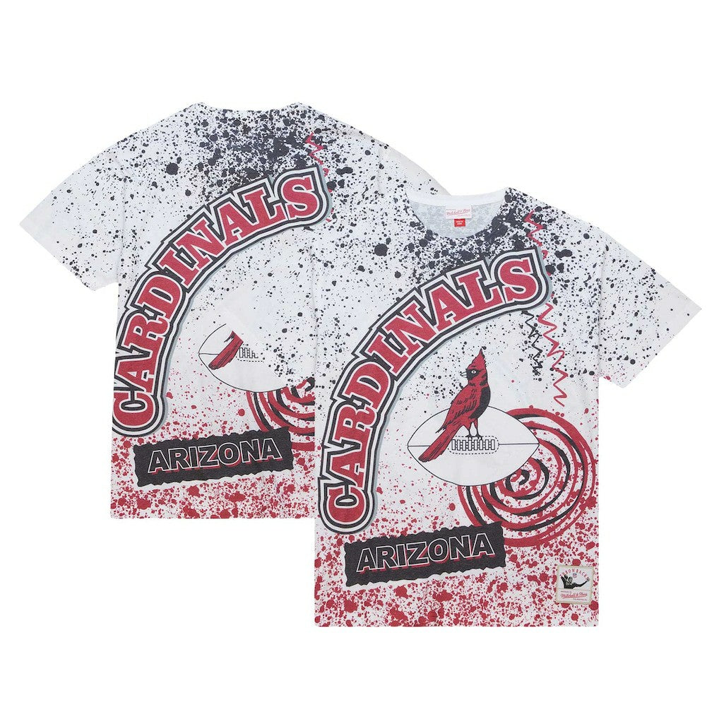 Arizona Cardinals Team Burst Sublimated T-Shirt - White cheap
