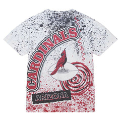 Arizona Cardinals Team Burst Sublimated T-Shirt - White cheap