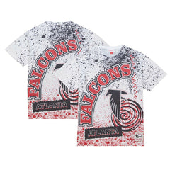 Atlanta Falcons Team Burst Sublimated T-Shirt - White for sale