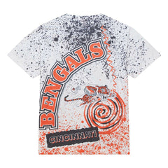 Cincinnati Bengals Team Burst Sublimated T-Shirt - White cheap