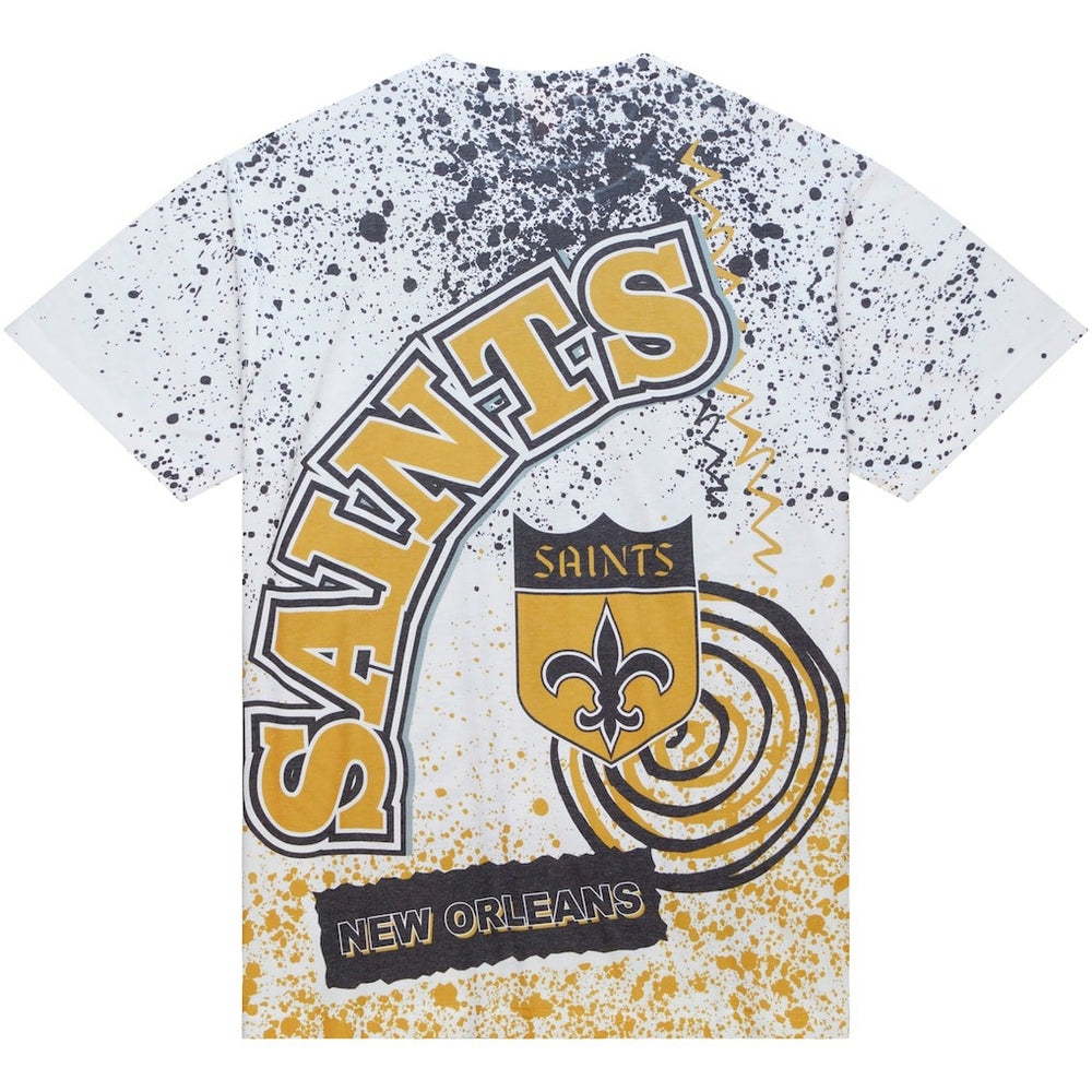New Orleans Saints Team Burst Sublimated T-Shirt - White on sale