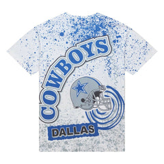 Dallas Cowboys Team Burst Sublimated T-Shirt - White outlet