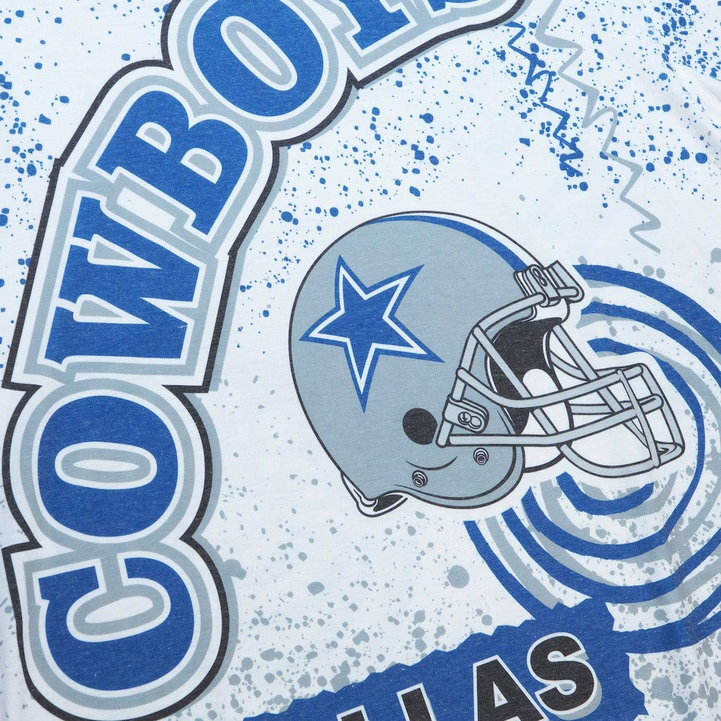 Dallas Cowboys Team Burst Sublimated T-Shirt - White outlet