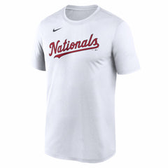 Washington Nationals New Legend Wordmark Dri-FIT T-Shirt - White | Nike