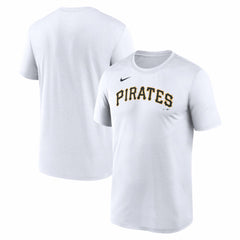 Pittsburgh Pirates New Legend Wordmark Dri-FIT T-Shirt - White | Nike
