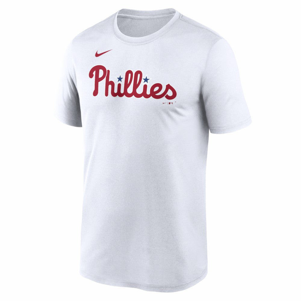 Philadelphia Phillies New Legend Wordmark Dri-FIT T-Shirt - White | Nike