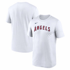Los Angeles Angels New Legend Wordmark Dri-FIT T-Shirt - White | Nike