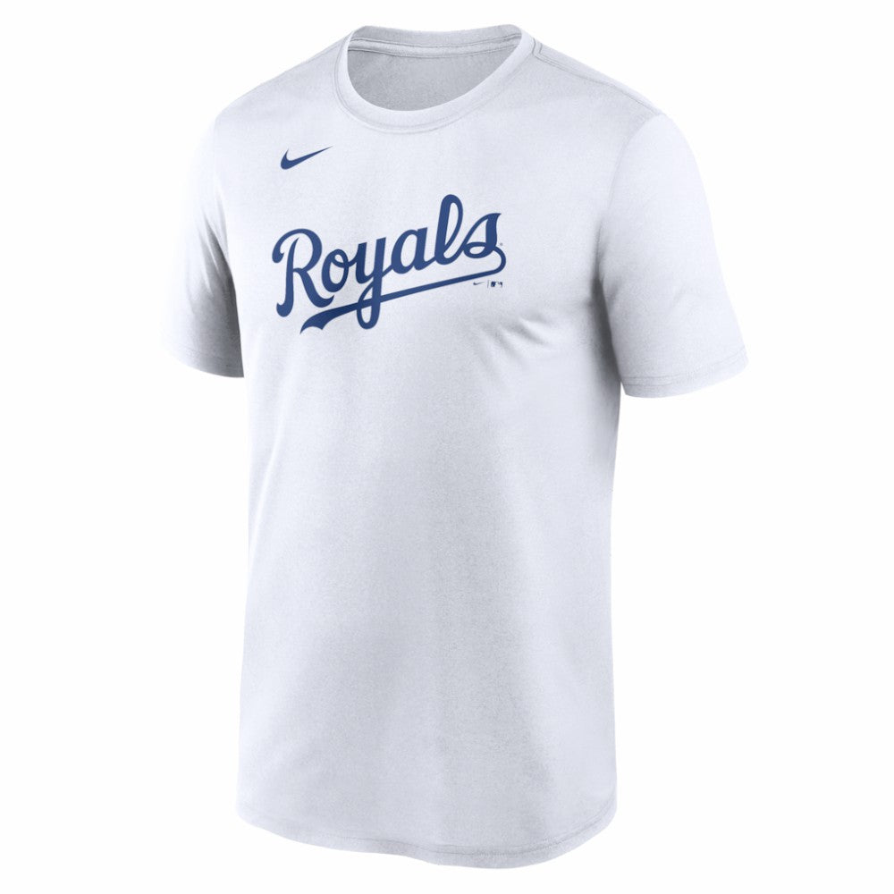 Kansas City Royals New Legend Wordmark Dri-FIT T-Shirt - White | Nike