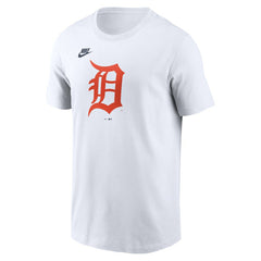 Detroit Tigers Cooperstown Collection Logo T-Shirt - White | Nike