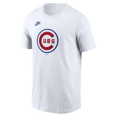 Chicago Cubs Cooperstown Collection Logo T-Shirt - White | Nike