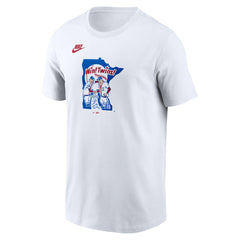 Minnesota Twins Cooperstown Collection Wordmark T-Shirt - White | Nike
