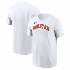 Houston Astros Cooperstown Collection Wordmark T-Shirt - White | Nike