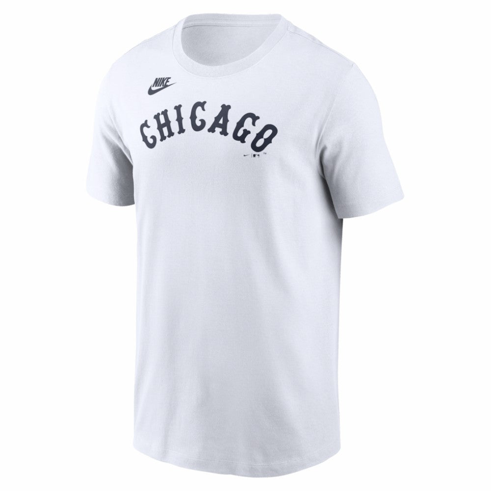 Chicago White Sox Cooperstown Collection Wordmark T-Shirt - White | Nike