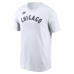Chicago White Sox Cooperstown Collection Wordmark T-Shirt - White | Nike