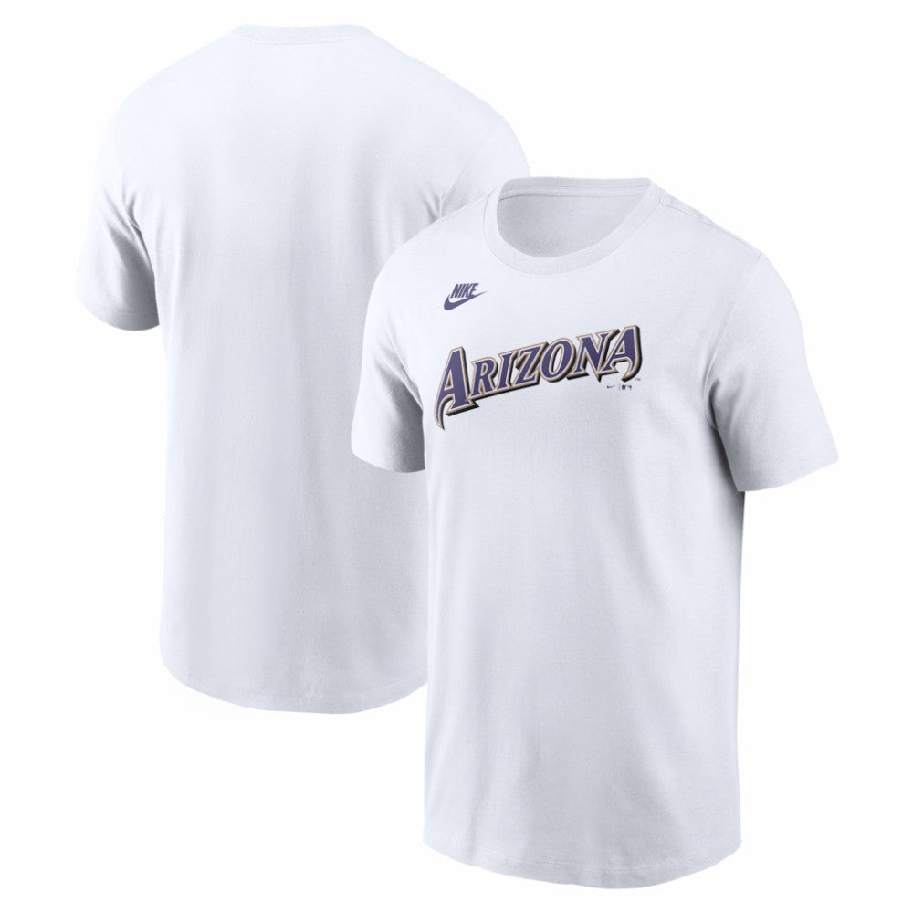 Arizona Diamondbacks Cooperstown Collection Wordmark T-Shirt - White | Nike