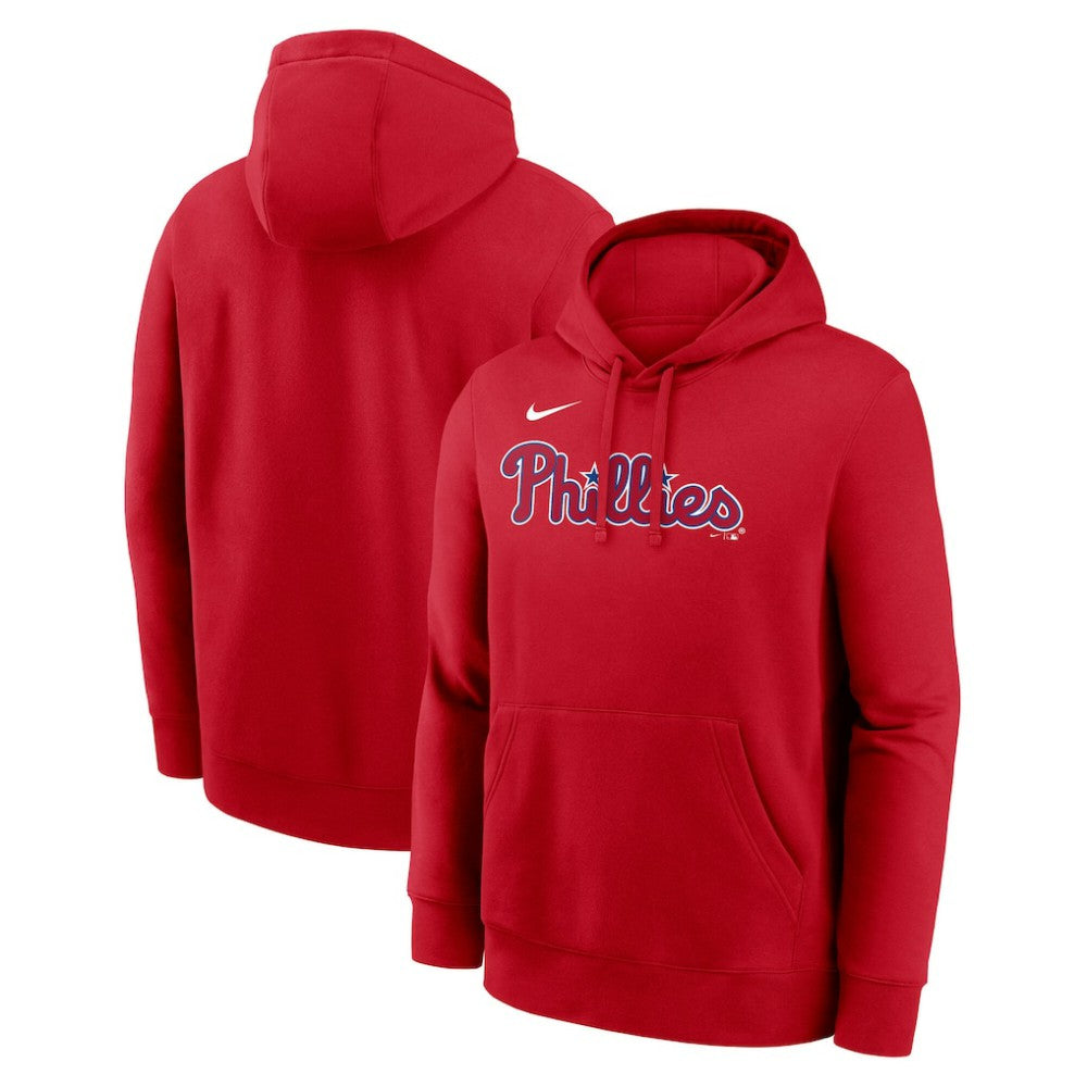 Philadelphia Phillies Dri-Fit Club Hoodie - Red | Nike