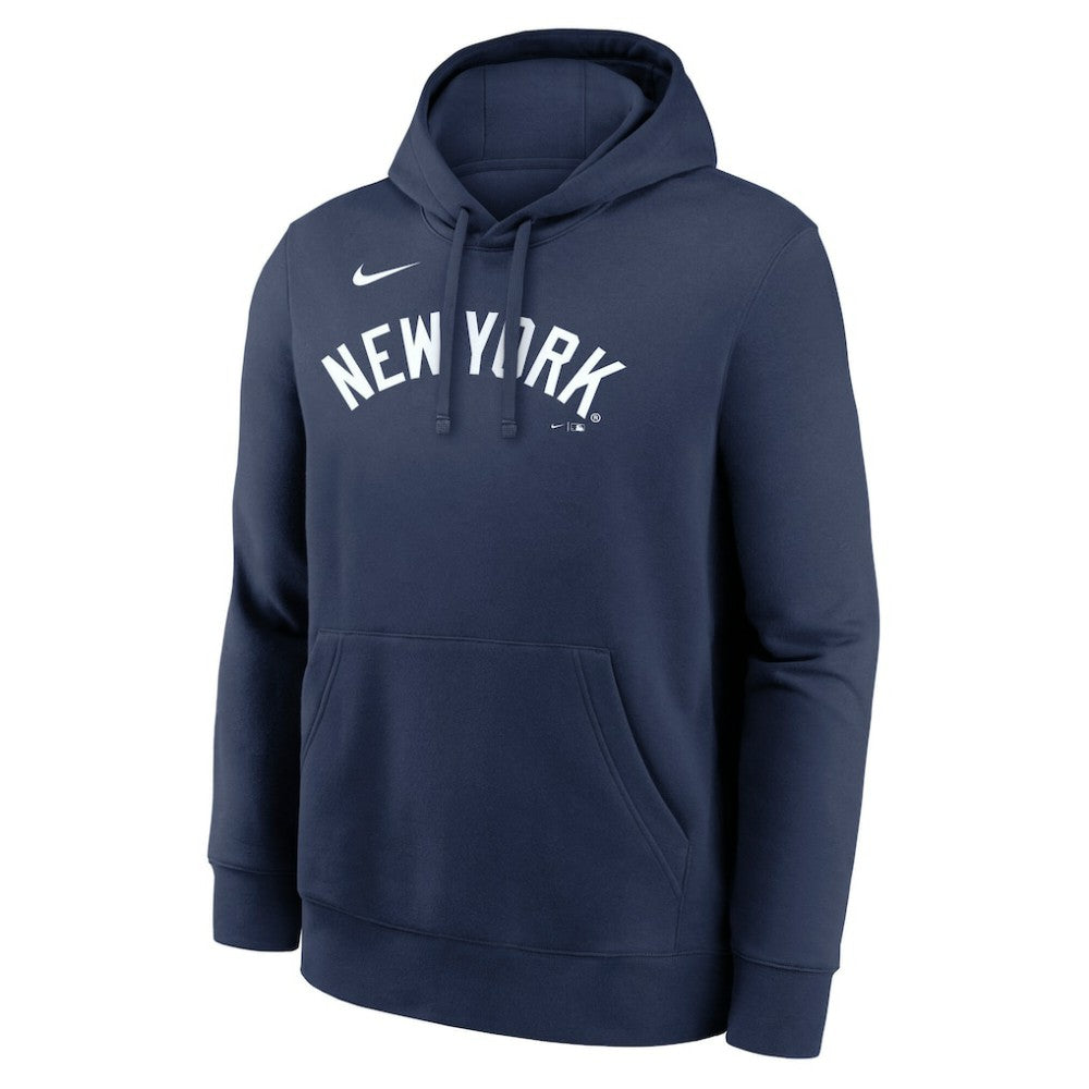 New York Yankees Dri-Fit Club Hoodie - Navy | Nike