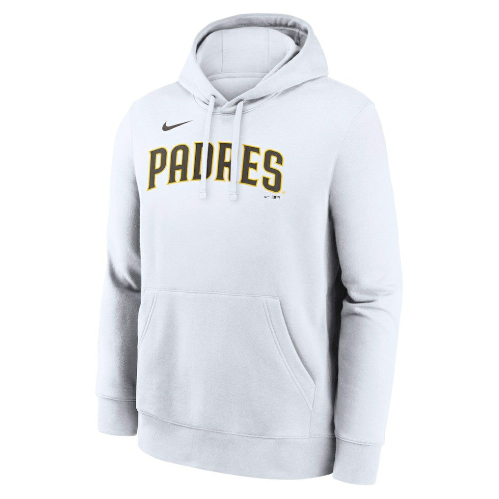 San Diego Padres Dri-Fit Club Hoodie - White | Nike