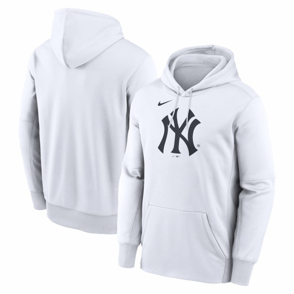 New York Yankees Logo Club Hoodie - White | Nike
