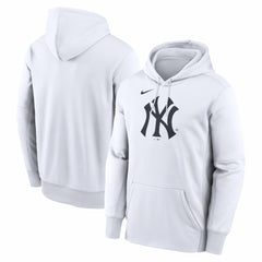 New York Yankees Logo Club Hoodie - White | Nike