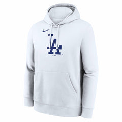 Los Angeles Dodgers Logo Club Hoodie - White | Nike