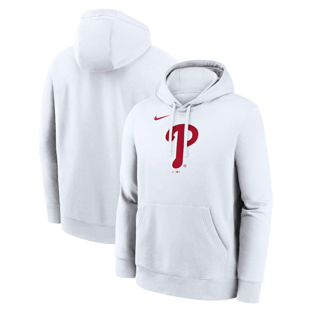 Philadelphia Phillies Logo Club Hoodie - White | Nike