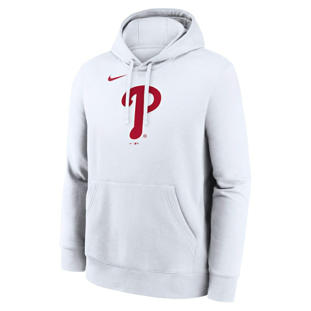 Philadelphia Phillies Logo Club Hoodie - White | Nike