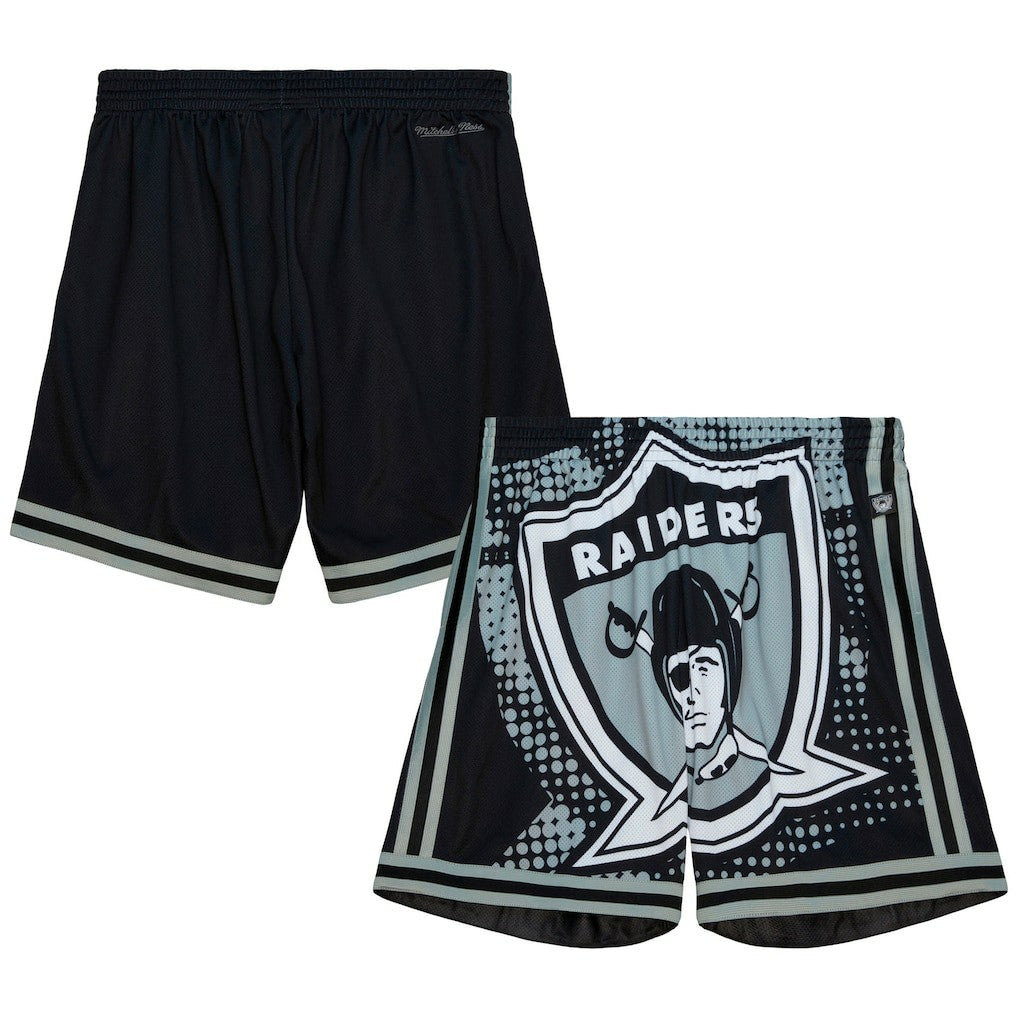 Las Vegas Raiders Big Face 7.0 Fashion Shorts - Black for sale