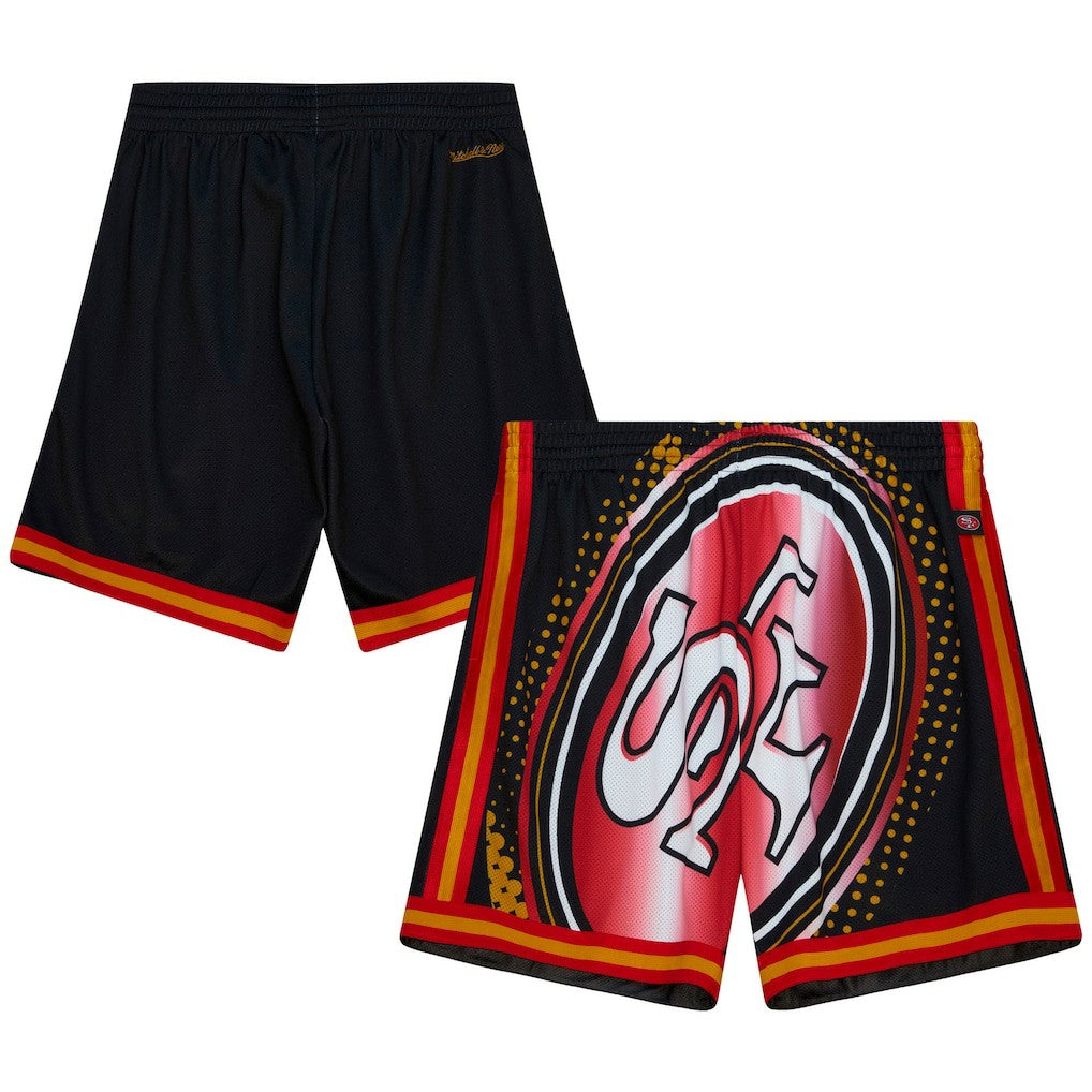 San Francisco 49ers Big Face 7.0 Fashion Shorts - Black outlet