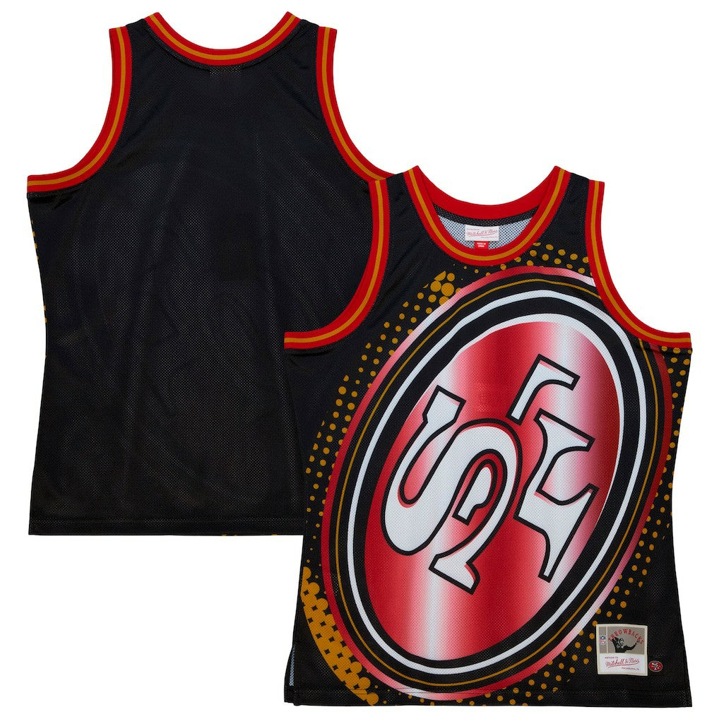 San Francisco 49ers Big Face 7.0 Fashion Tank Top - Black cheap