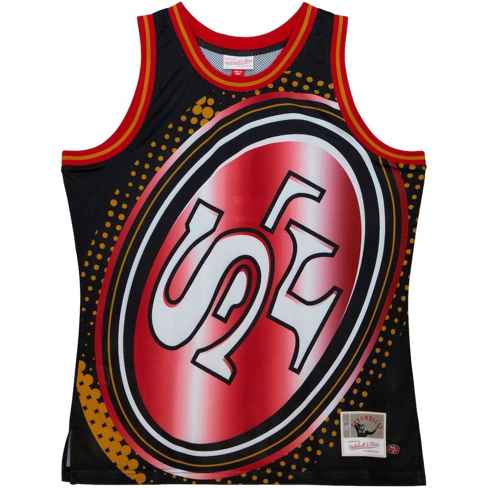 San Francisco 49ers Big Face 7.0 Fashion Tank Top - Black cheap