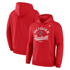 Boston Red Sox 2025 MLB Postseason Locker Room Hoodie - Red