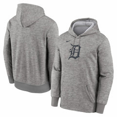 Detroit Tigers Primary Logo Therma Hoodie - Heather Gray | Nike