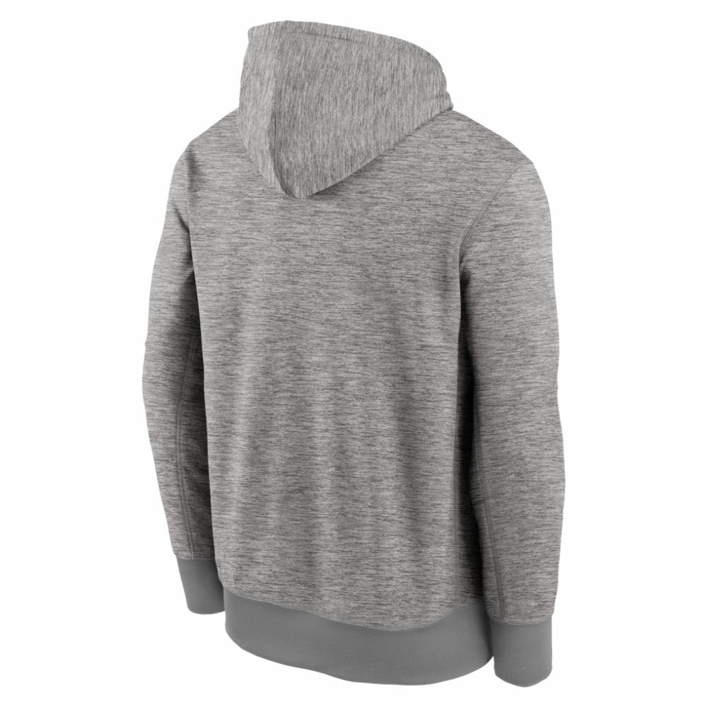Baltimore Orioles Primary Logo Therma Hoodie - Heather Gray | Nike