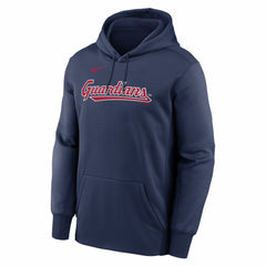Cleveland Guardians Primary Wordmark Therma Hoodie - Navy | Nike