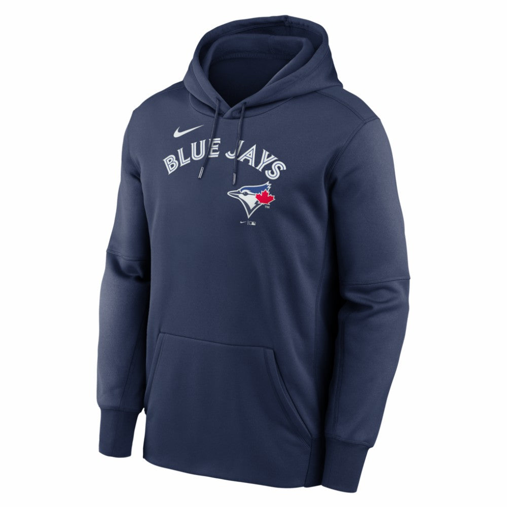 Toronto Blue Jays Primary Wordmark Therma Hoodie - Navy | Nike