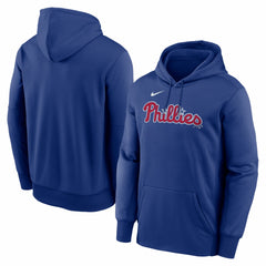 Philadelphia Phillies Primary Wordmark Therma Hoodie - Royal | Nike