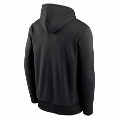 Cincinnati Reds Primary Wordmark Therma Hoodie - Black | Nike