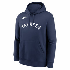 New York Yankees Cooperstown Collection Wordmark Club Hoodie - Navy | Nike