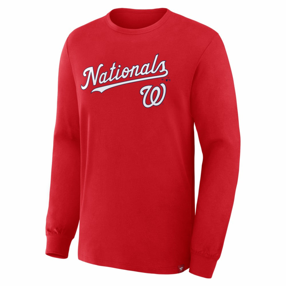 Washington Nationals Lock-Up Legacy Long Sleeve T-Shirt - Red