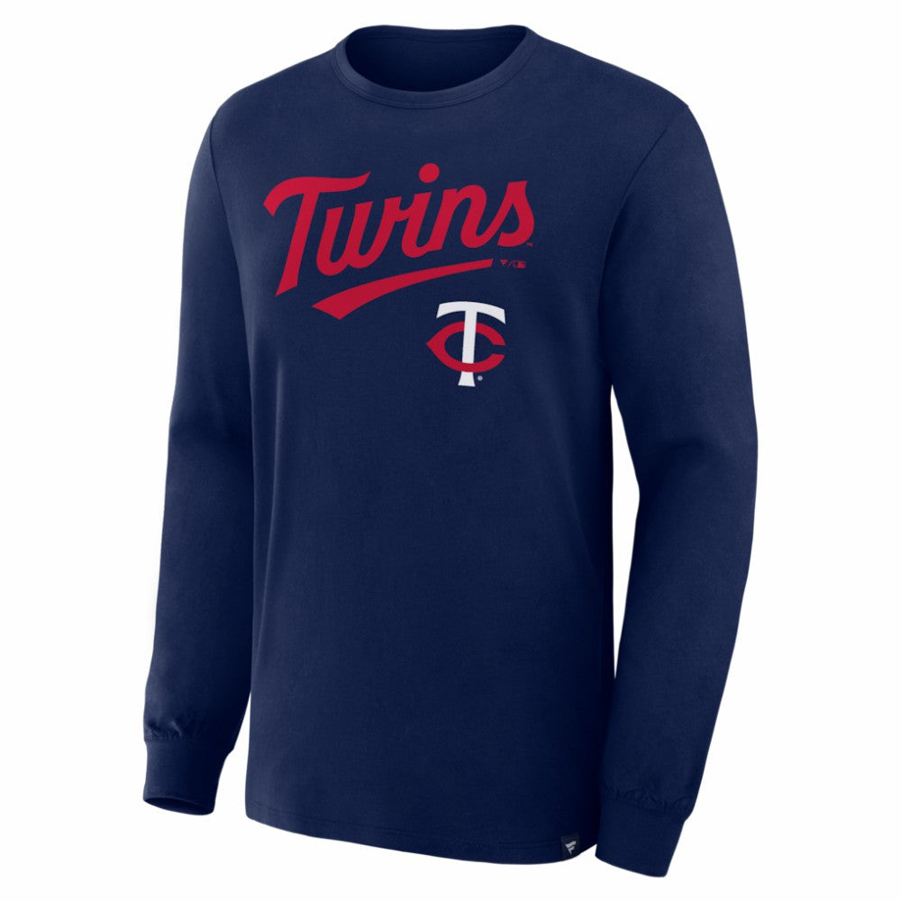 Minnesota Twins Lock-Up Legacy Long Sleeve T-Shirt - Navy
