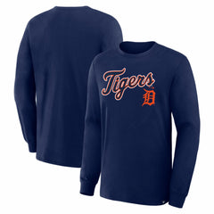 Detroit Tigers Lock-Up Legacy Long Sleeve T-Shirt - Navy