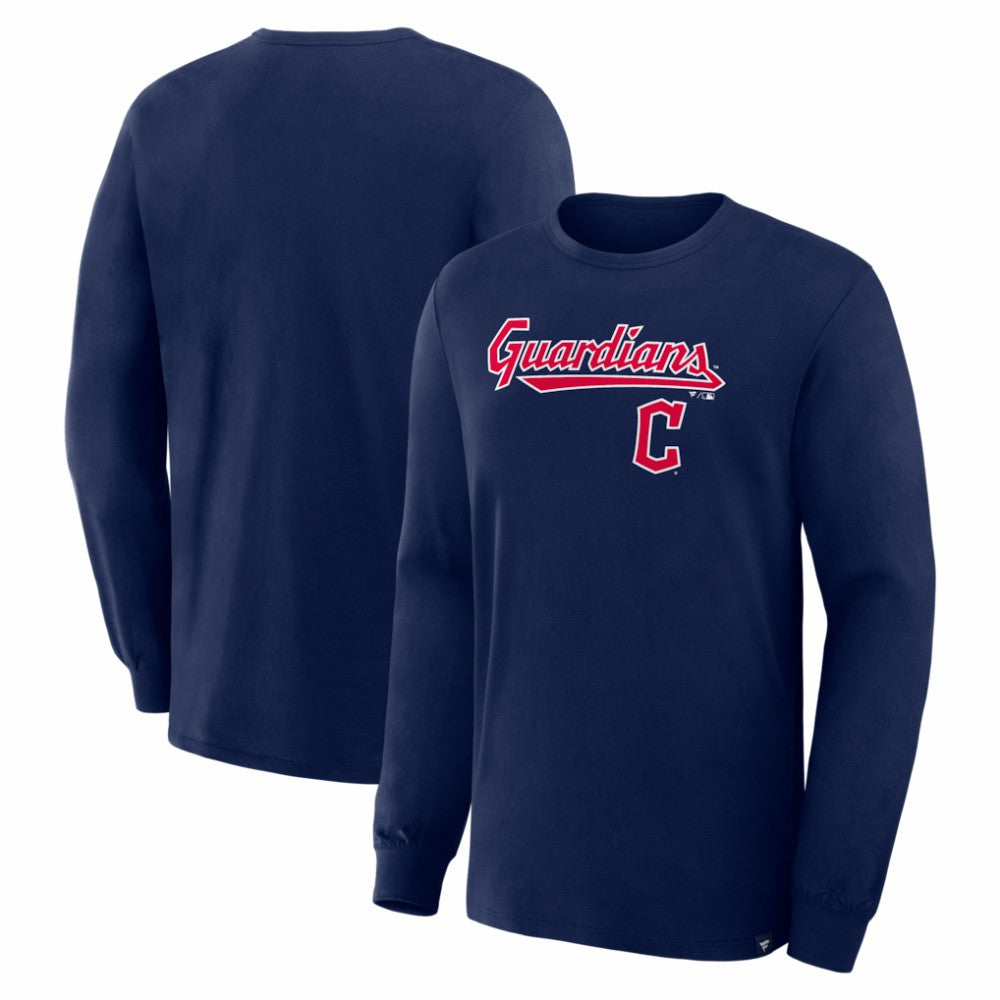 Cleveland Guardians Lock-Up Legacy Long Sleeve T-Shirt - Navy