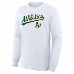 Athletics Lock-Up Legacy Long Sleeve T-Shirt - White