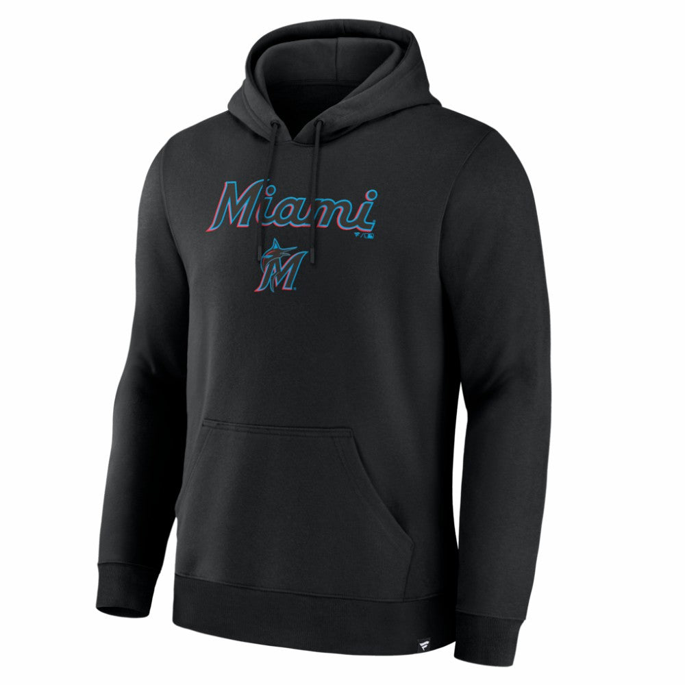 Miami Marlins Lock-Up Legacy Hoodie - Black