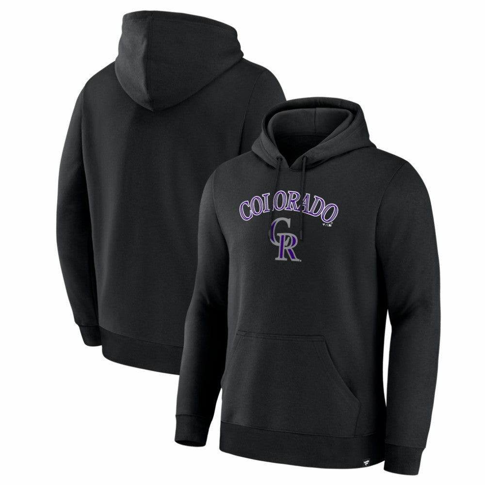 Colorado Rockies Lock-Up Legacy Hoodie - Black