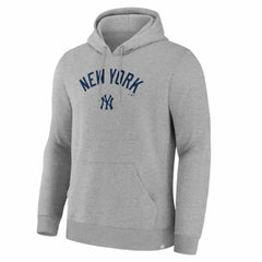 New York Yankees Lock-Up Legacy Hoodie - Heather Gray