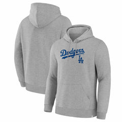 Los Angeles Dodgers Lock-Up Legacy Hoodie - Heather Gray