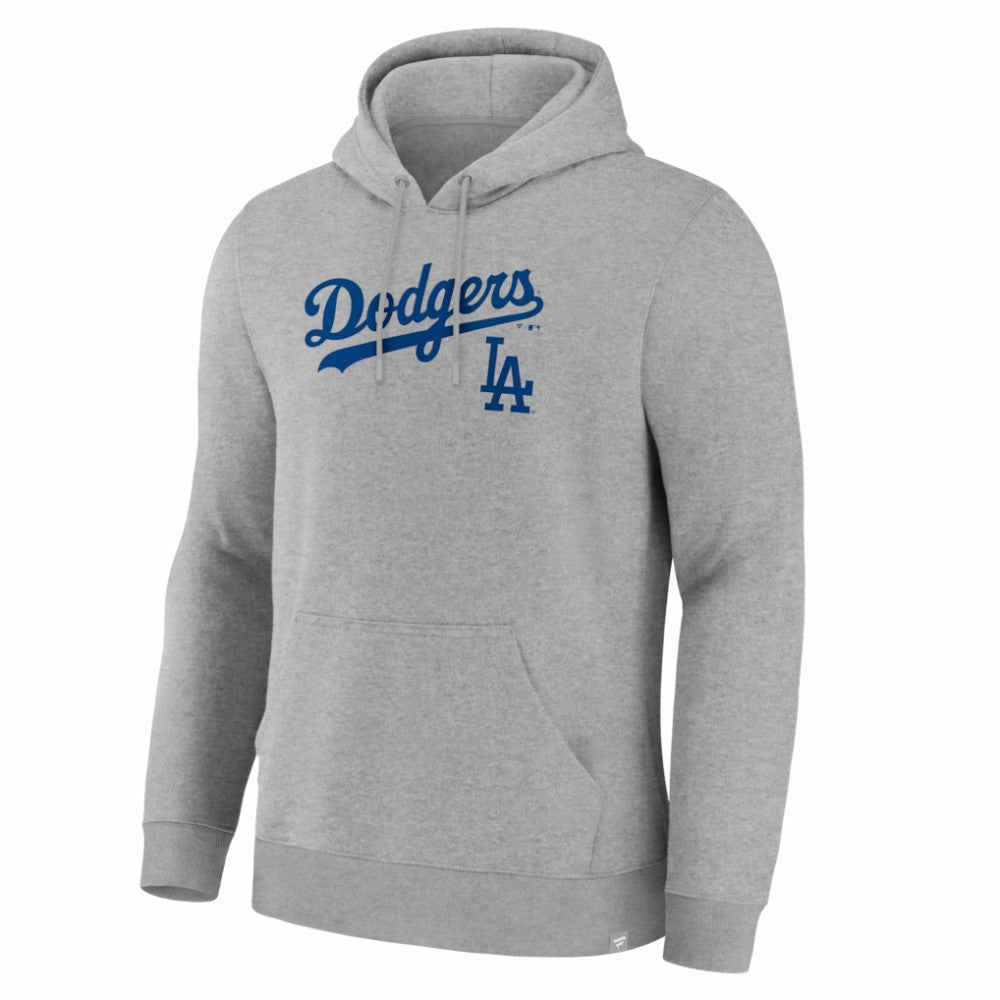 Los Angeles Dodgers Lock-Up Legacy Hoodie - Heather Gray