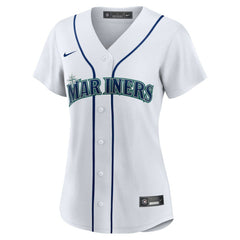 Bryan Woo Seattle Mariners Women's Home Replica Jersey - White | Nike